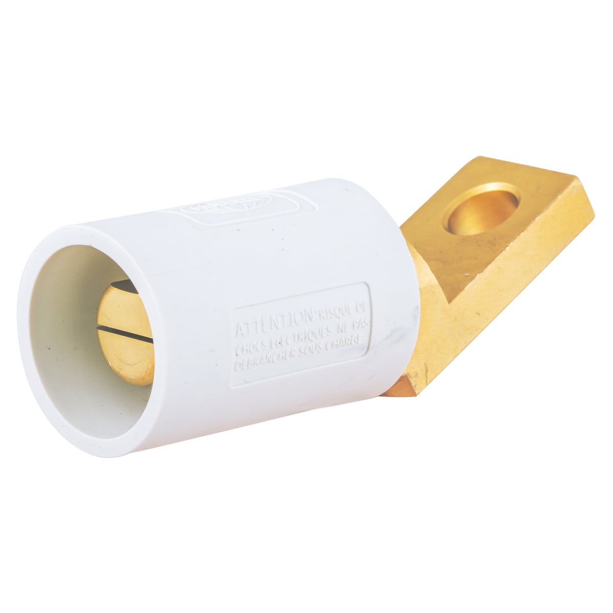 HBLMOAW 16 Series Angled Male Offset Stud Standard Straight Single Pole Receptacle, 600 VAC/250 VDC, 300/400 A, 4 to 4/0 AWG Wire, Screw Connection, NEMA 3R/4X/12 NEMA Rating
