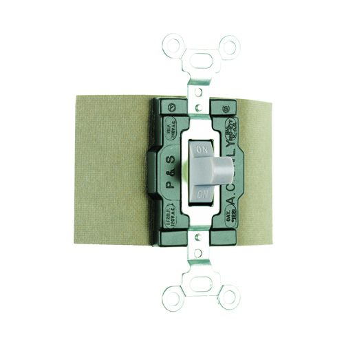 1225GRY Single-Pole, Double-Throw Switch, 20 Amp, 120/277V