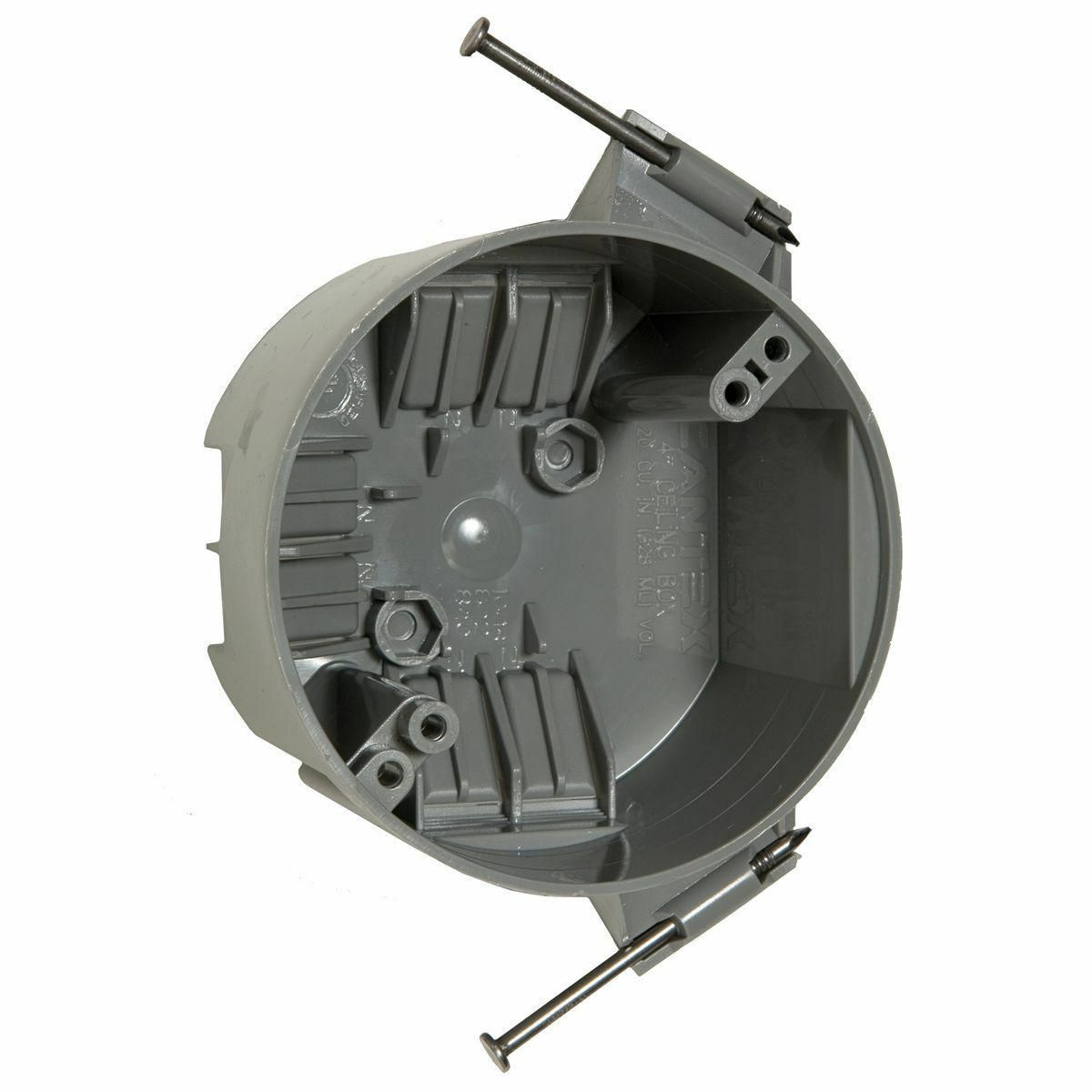 7824RAC Ceiling Fan Box, Polycarbonate, 20 cu-in Capacity, 2-3/8 in D