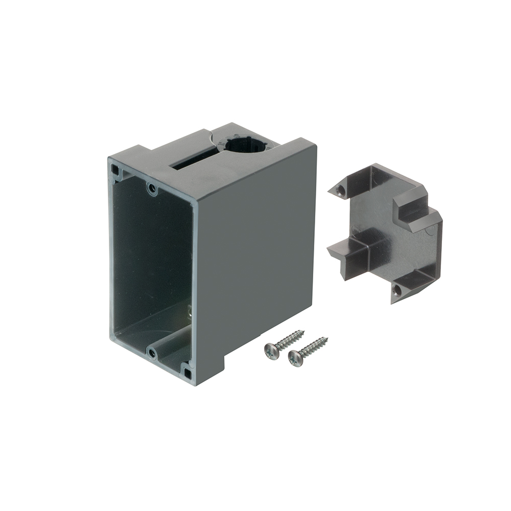 SLB101 SLB Series Single Gang Plastic Box, Plastic, 1 Gangs