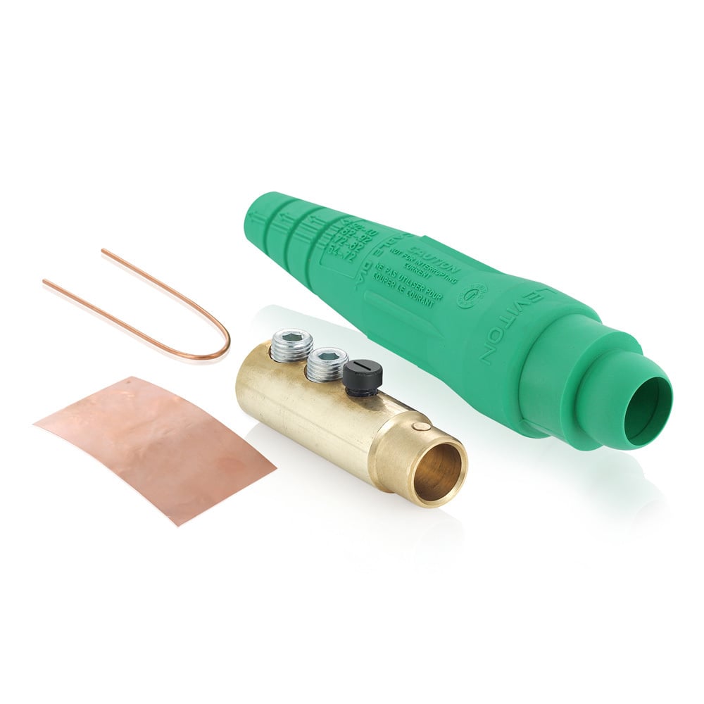 18D33-UG 18 Series Cam Type Detachable Female Plug, 600 V AC, 400 A, 1/0 to 4/0 AWG Wire, Double Set Screw Connection, NEMA 3R NEMA Rating