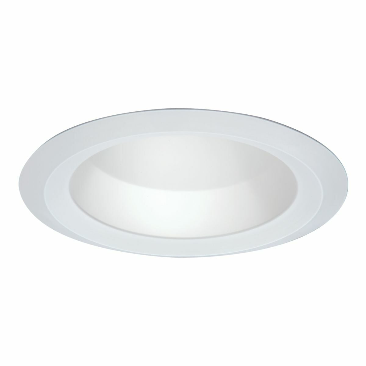 6121WH Halo Full Cone Reflector Shallow Lighting Trim, For Use With 6 in Recessed Downlight Housing
