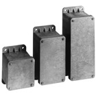 Non-metallic narrow profile blank screw cover enclosures, 9.38 Inches x 3.50 Inches x 3.38 Inches