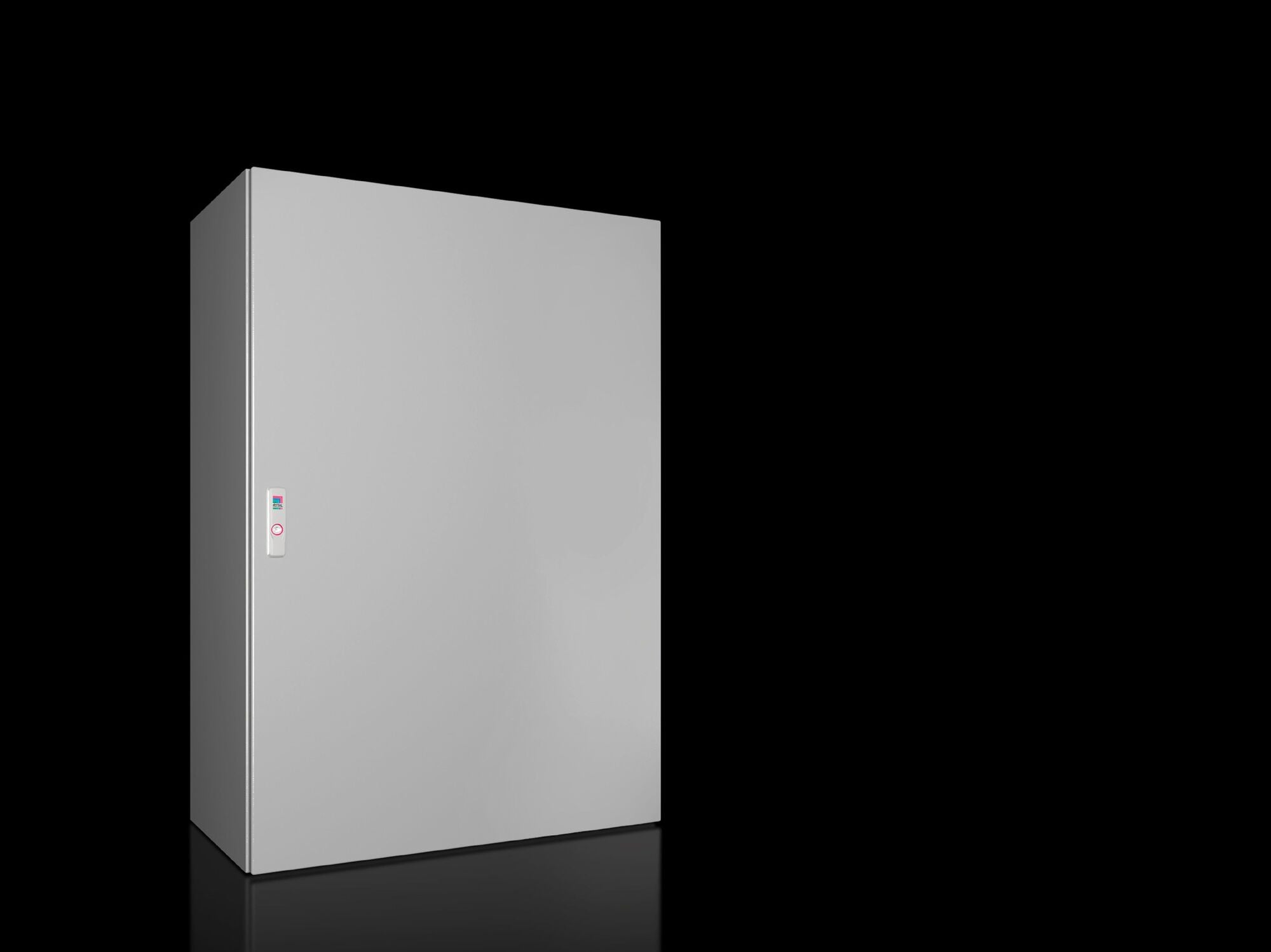 1281000 AX Series Compact Enclosure With (2) Gland Plate, 800 mm W x 400 mm D x 1200 mm H, NEMA 4, Carbon Steel
