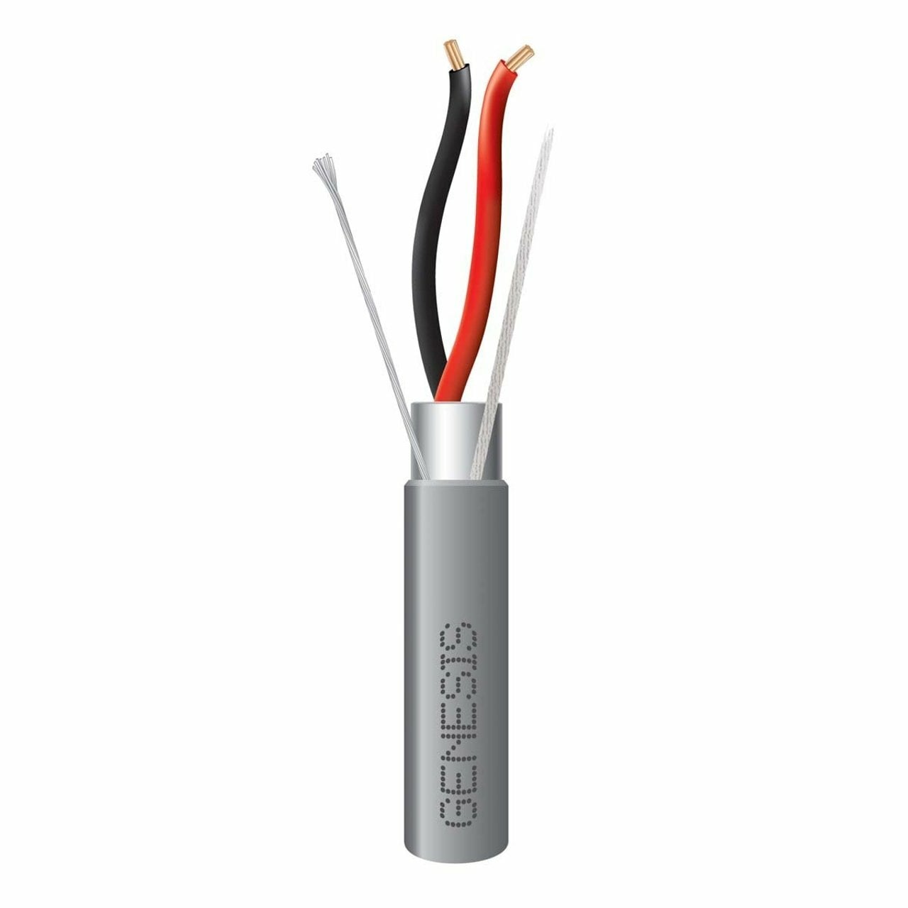 18/2 STRANDED SHIELDED CABLE - 1000 FT PULL BOX - GRAY