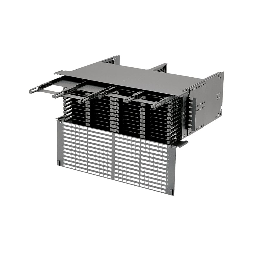 FLEX4U06 HD Flex 4RU 6-Port Fiber Optic Enclosure, Steel/Plastic
