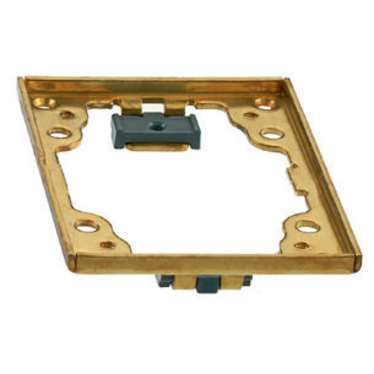S5017A Stamped Standard Cover Frame Flange, 3.2 in L, Brass