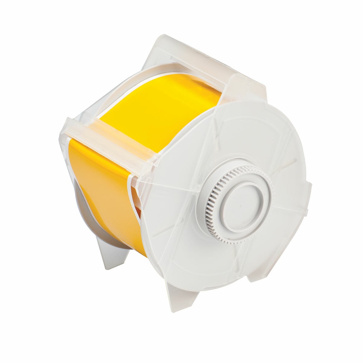 113116 GlobalMark Thermal Transfer Vinyl Label, 100 ft L x 2-1/4 in W, For Use With GlobalMark Industrial Label Maker, B-595 Vinyl, Yellow