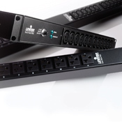 P1023-12L P1000 Unmetered Power Distribution Unit, 120 V AC, 30 A, 16 Outlets, 12 ft L Cord, Rack Mount