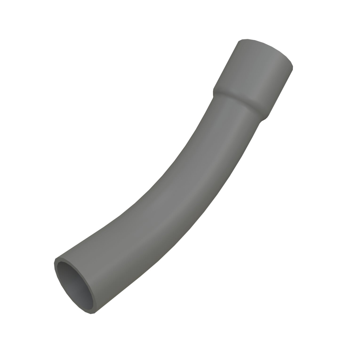 925025 Belled End Conduit Elbow, 6 in Trade, 45 deg, PVC