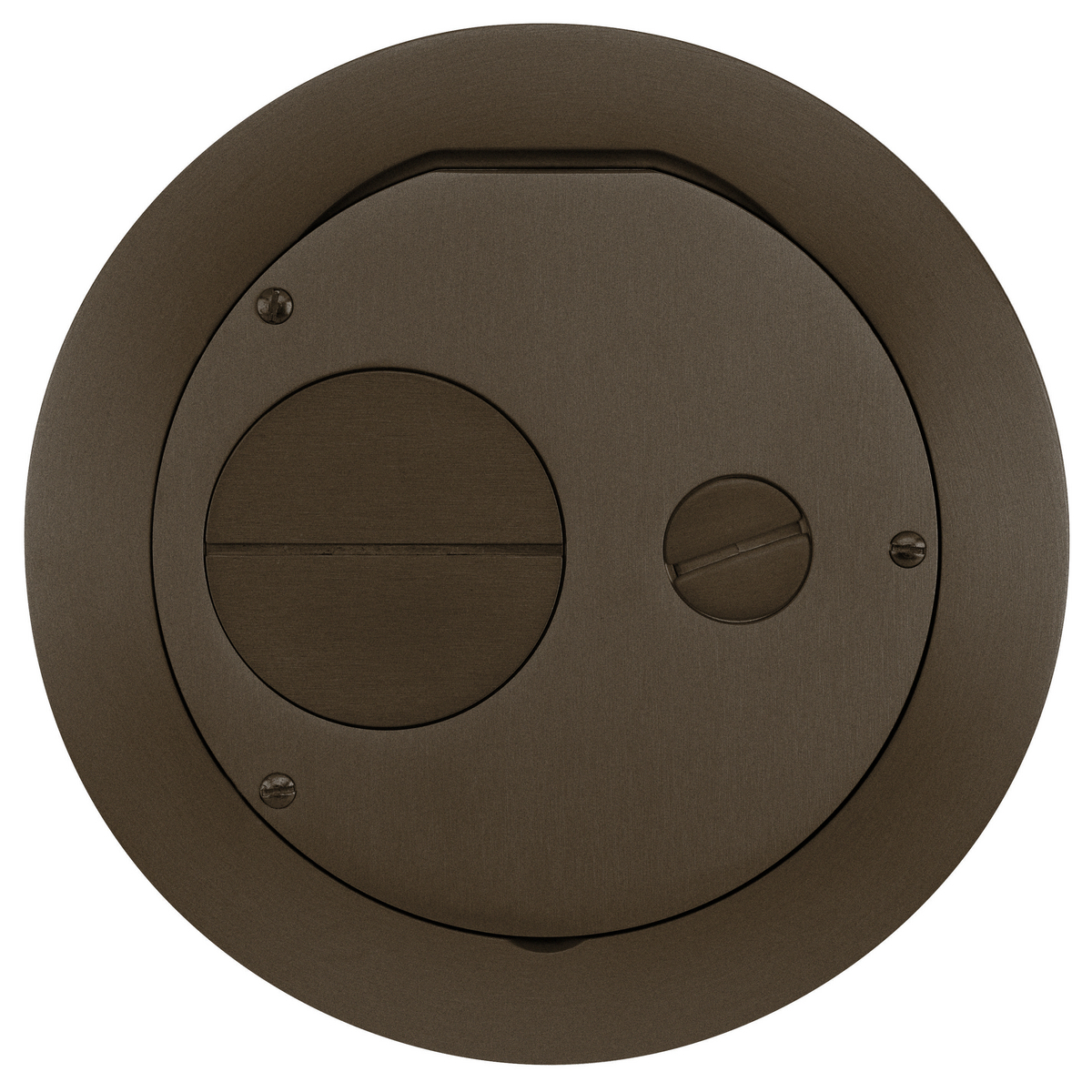 S1R6FFCVRBRZ Fire-Rated Furniture Feed Standard Sized Poke-Through Cover, 7-1/2 in Dia, 8.59 in D, Composite