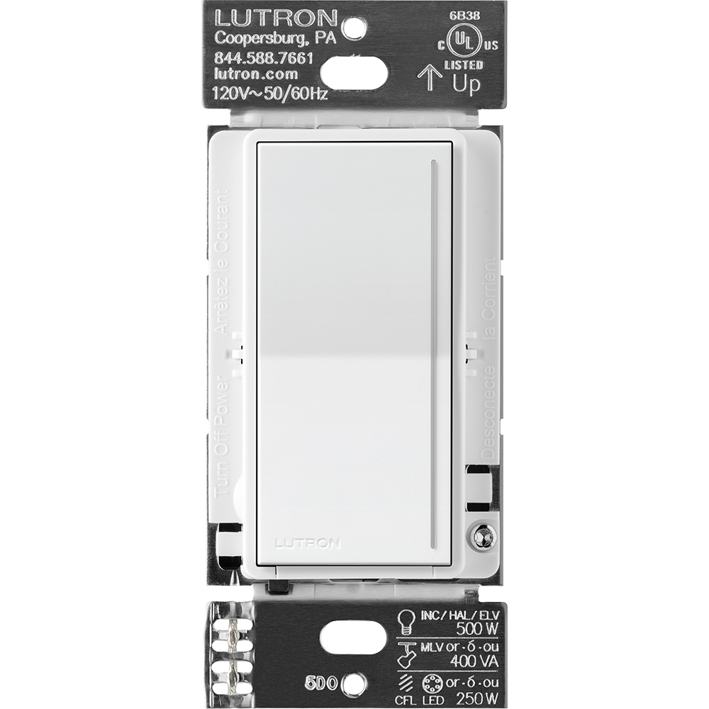 RRST-RD-SW Sunnata RF Companion Touch Dimmer for RA3 Systems, Multi-Location Remote Dimmer, 120V, Snow White