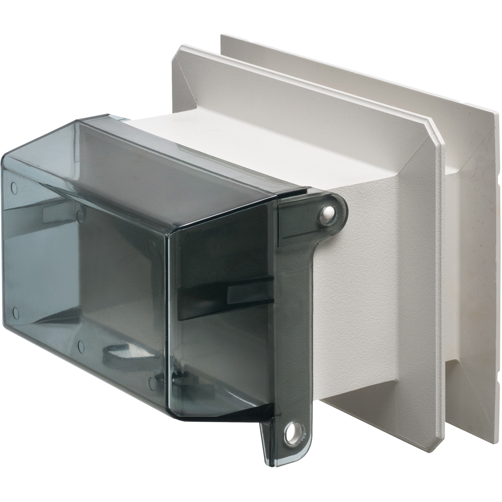 F8091HC 1-Piece Weatherproof Outlet Box, Plastic, 1 Gang, 4.99 in L x 7.248 in W x 4.987 in D