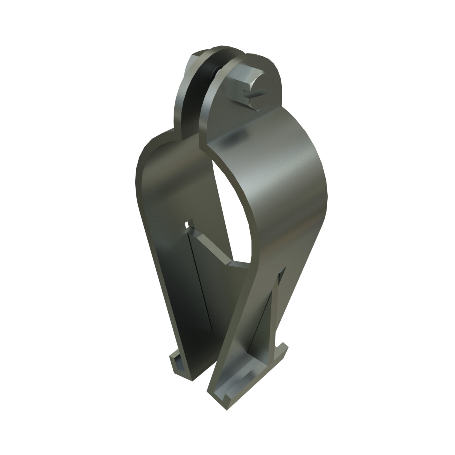 P1564-EG Parallel Pipe Clamp, 1/2 in Conduit, 0.84 in OD, HRPO Steel