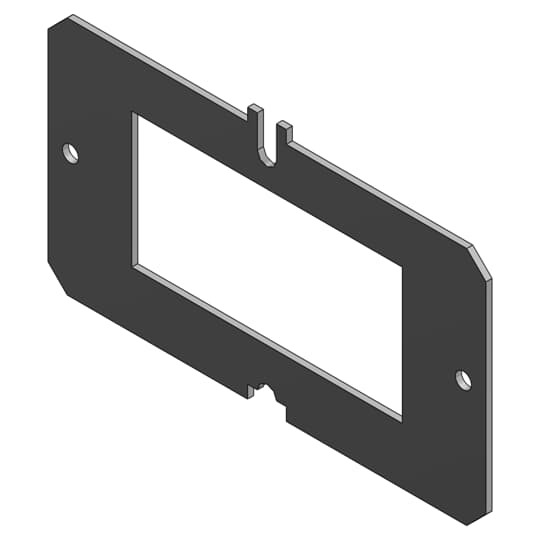 P60-Q-GFCI Steel City Receptacle Plate, Brass