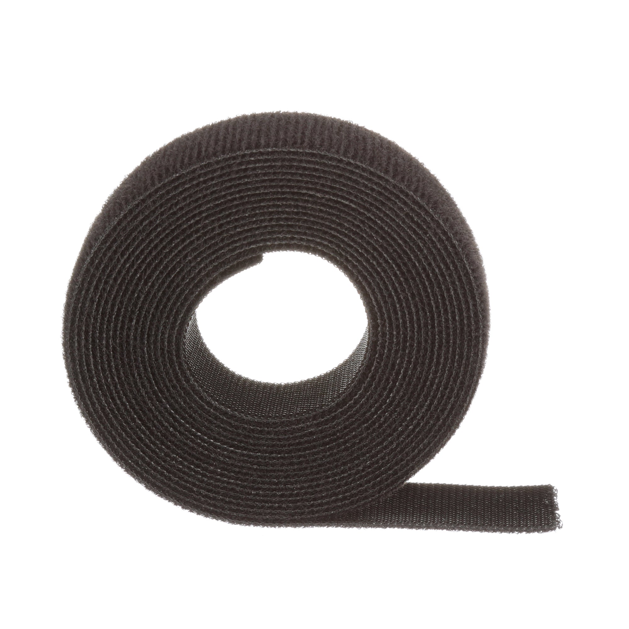 HLS3S-X0 Tak-Ty HLS Series Standard Strip Cable Tie, 12 in L x 3/4 in W x 0.1 in THK, Nylon Loop/Polyethylene Hook, Black