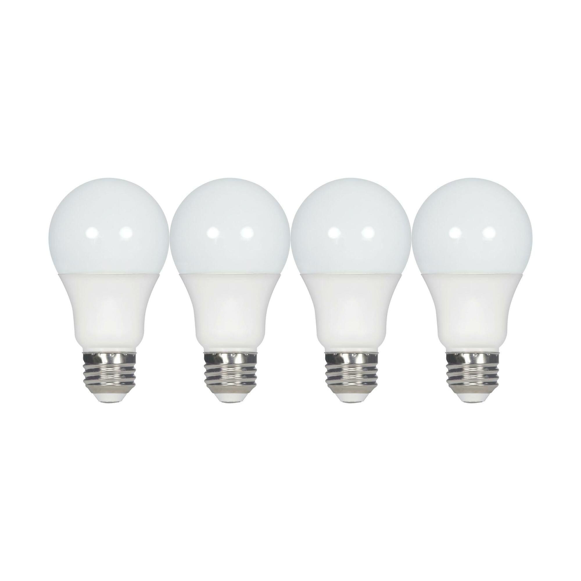 S39596 Light Bulb, 9.5 W, 60 W Incandescent Equivalent, E26 Lamp Base, A19 Shape, 800 Lumens