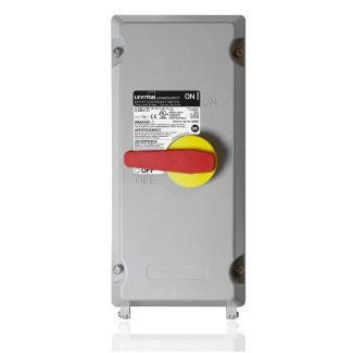 LDS10-AX Powerswitch Non-Fused Disconnect Switch, 600 V AC, 100 A, 30 hp, 50 hp