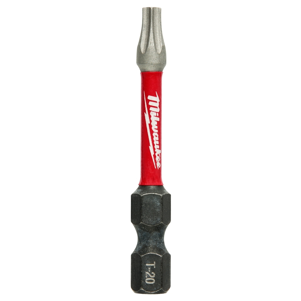 48-32-4984 Shockwave Impact Duty Impact Power Bit, T20 Torx Point, 2 in OAL, 1/4 in, Steel