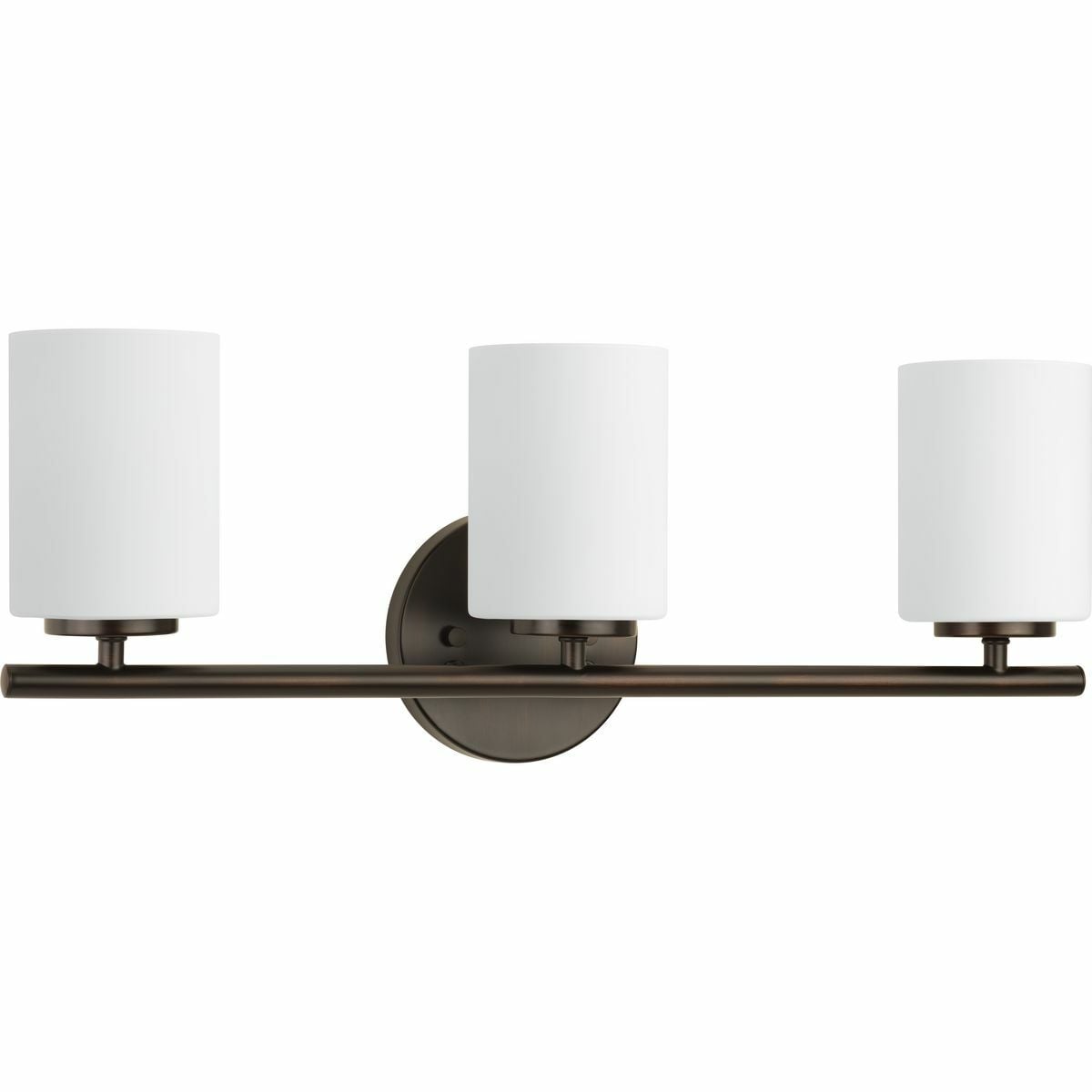 P2159-20 Replay Transitional/Modern Bath and Vanity Fixture, (3) A19 Lamp, 120 V AC, Antique Bronze/Painted Housing