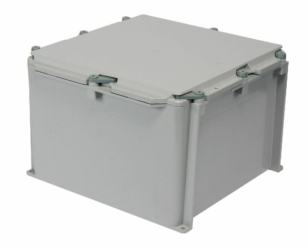 278310 Junction Box, 12 in H x 12 in W x 8 in D, Standard Cover, 1, 2, 3R, 4, 4X, 6, 6P, 12, 13 NEMA Rating, PVC