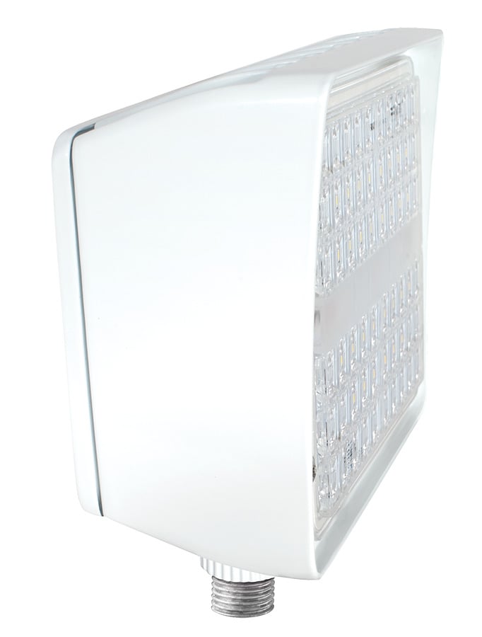 PIP30NW/D10 Standard Floodlight,) LED Lamp, 31 W Fixture, 120 to 277 V AC, White Housing