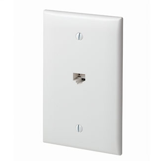 5EA20-M1T Midway Wallplate, 1 Gangs, 4.88 in L x 3.13 in W, ABS Plastic