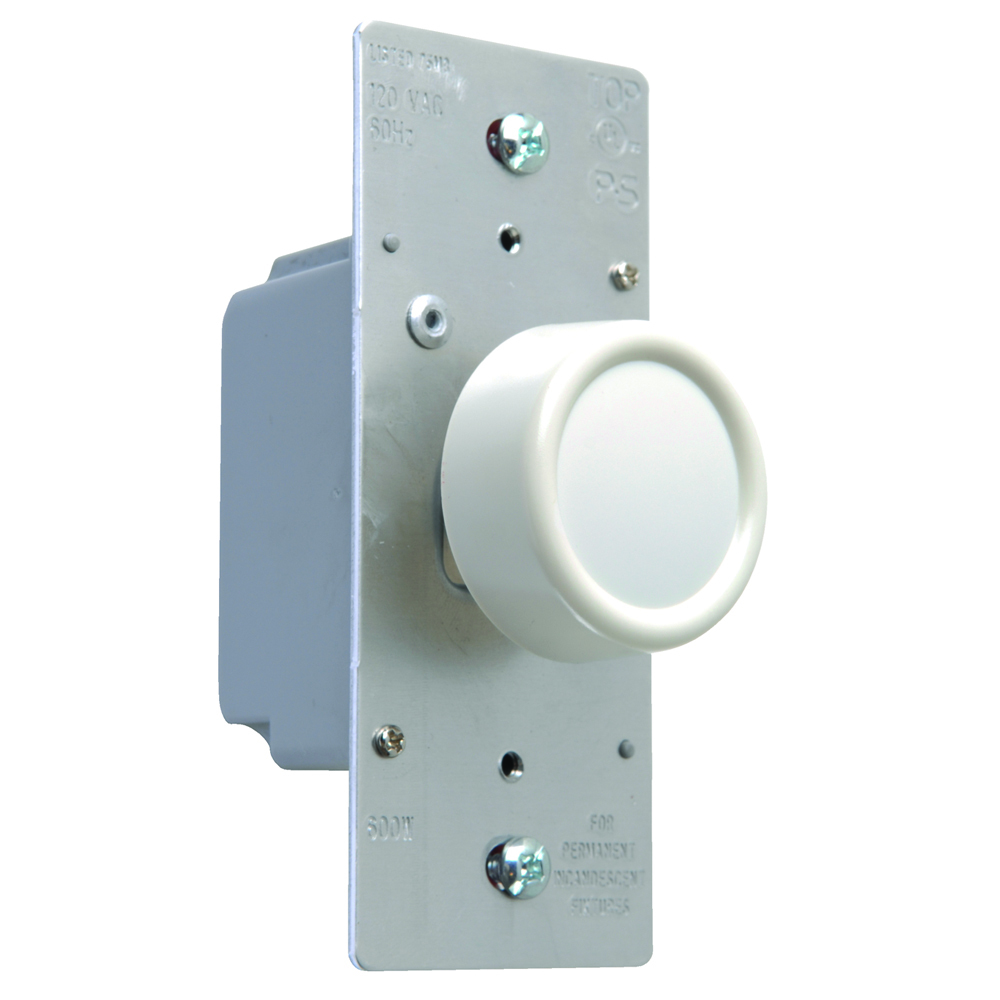 R600PWV Rotary R Series Dimmer, White