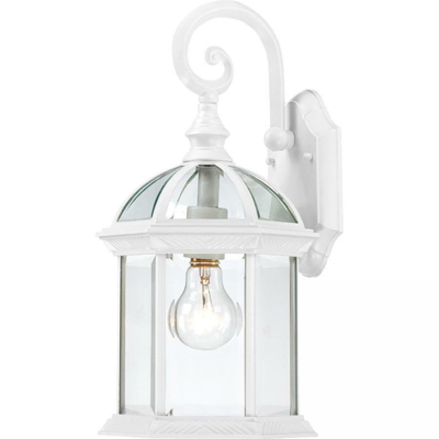 60-4961 Nuvo Boxwood Traditional Light Fixture, (1) A19 Lamp, 120 V AC, White Housing