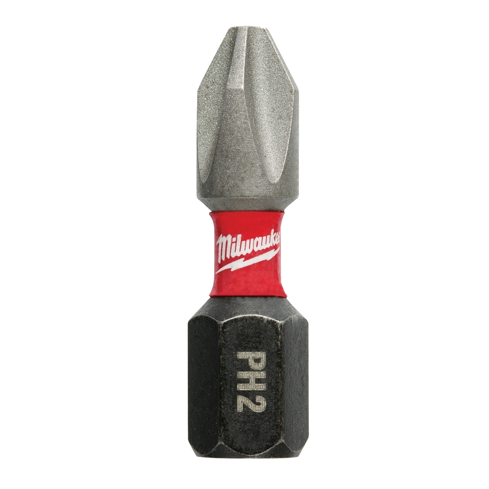 48-32-4112 Shockwave Impact Duty Impact Insert Bit, #2 Phillips Point, 1/4 in, Steel