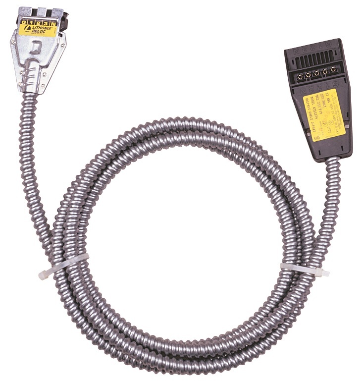 OC2 480 12/2G 31 M3 2-Port Lighting Cable, 480 V AC, 31 ft OAL, 12 AWG, Aluminum