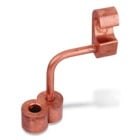 E-Z-Ground Figure 6-8 Copper Compression Ground Rod To Grid Connector for Cable Range 2 AWG - 250 kcmil, Ground Rod 3/4