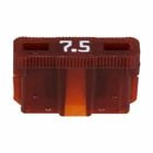 Eaton Bussmann series ATC blade fuse, Color code brown, 32 Vdc, 7-1/2A, 1 kAIC, Non Indicating, Blade fuse, Blade end, Colored plastic housing