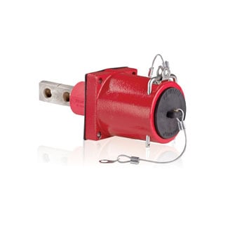 49FR2-CR Rhino-Hide 49 Series Female Single Pole Receptacle, 1 kV AC, 1135 A, 313 to 777 kcmil Wire, Double Hole Busbar Connection, NEMA 3R NEMA Rating