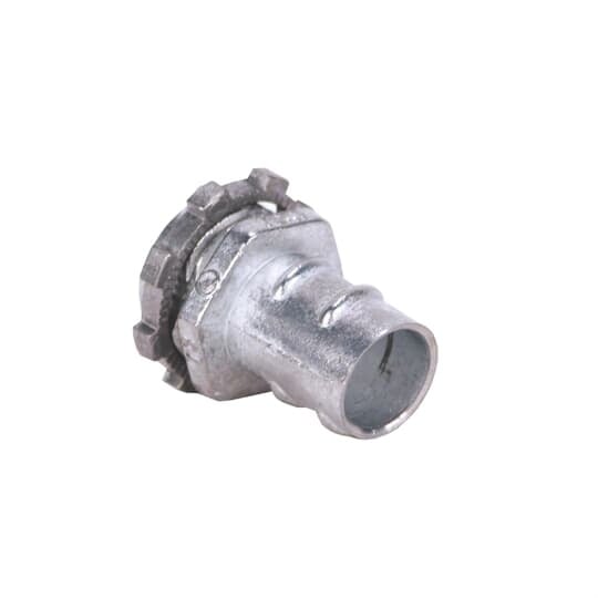 XC241 Steel City Non-Insulated Conduit Connector, 1/2 in Trade, Die Cast Zinc