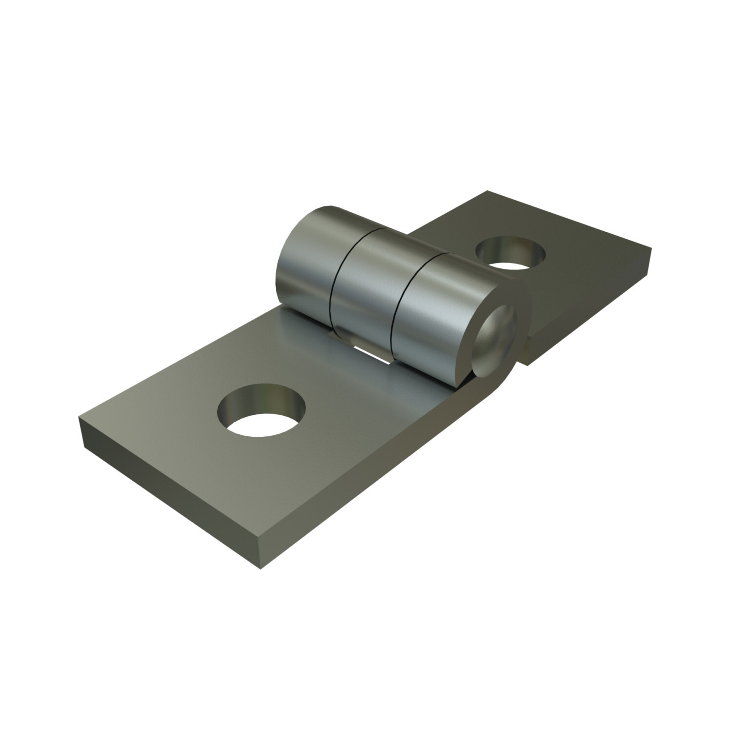 P1843-EG Adjustable Hinge, 2 Holes, 2-3/16 in L x 1-5/8 in W x 0.22 to 0.25 in THK, HRPO Steel