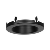DLR4-5-TR-BK Faceplate Trim, LED Lamp, For Use With DLR4v5 4 in Recessed LED Downlight System, Stamped Steel