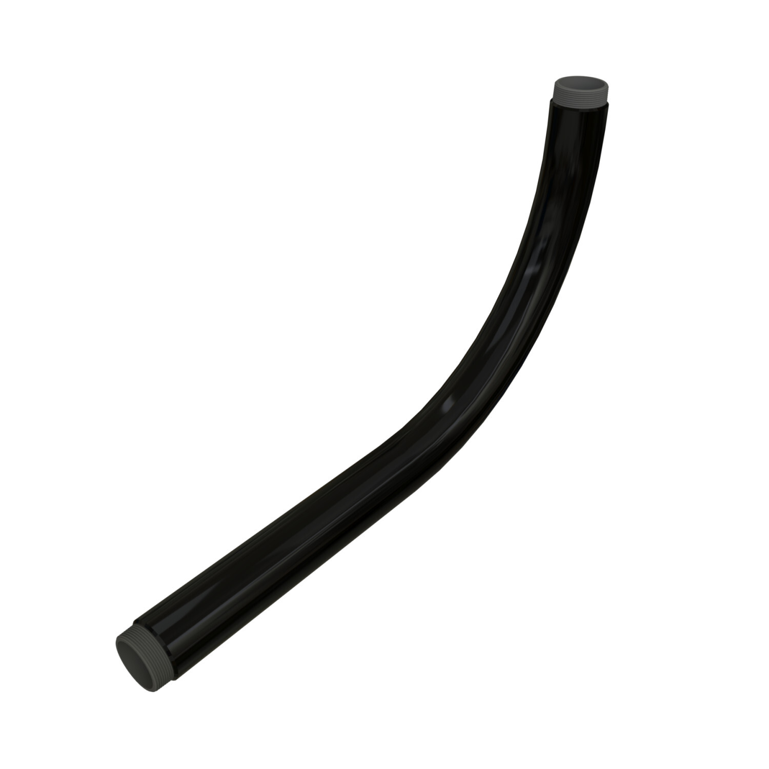 PV1290YL00 Yard NPT Threaded End Conduit Elbow, 1-1/4 in Trade, 90 deg, Steel, Galvanized/PVC Coated