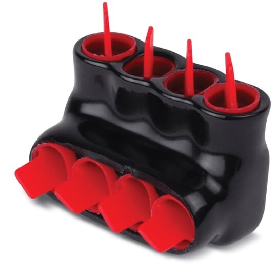 AMTS4144 Blackburn AMT Same Side Multi-Port Connector, 14 to 4 AWG Stranded Conductor, Aluminum/PVC