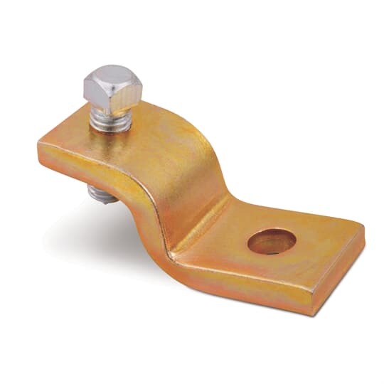 U510 Superstrut 500 2-Hole Z-Shape Beam Clamp, 1 in THK Flange, 800/1000 lb Load, Steel