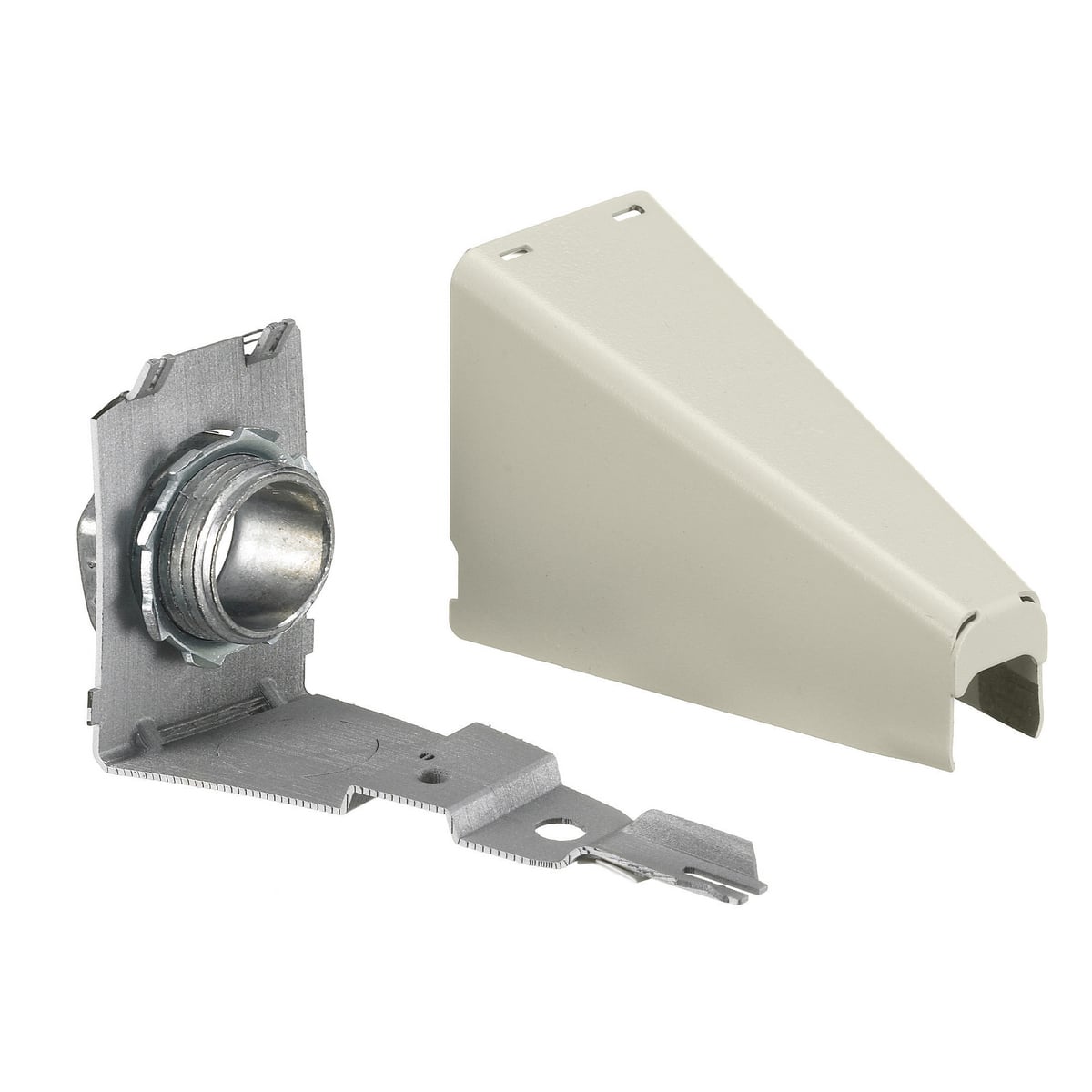 HBL5786AIVA HBL750 Series Standard Entrance Connector, For Use With Series HBL500, HBL700 and HBL750 Metal Raceway, Rolled Steel