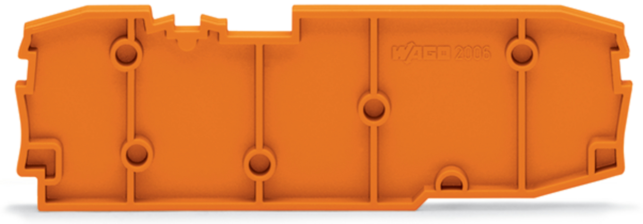 2006-1696 Half Sine Intermediate Plate, Polyamide, Orange