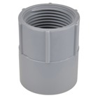 Female Adapter, Size 1-1/4 Inch, Length 2 Inches, Outer Diameter 1-63/64 Inches, Material PVC, Color Gray, For use with Schedule 40 and 80 Conduit, Pack of 30