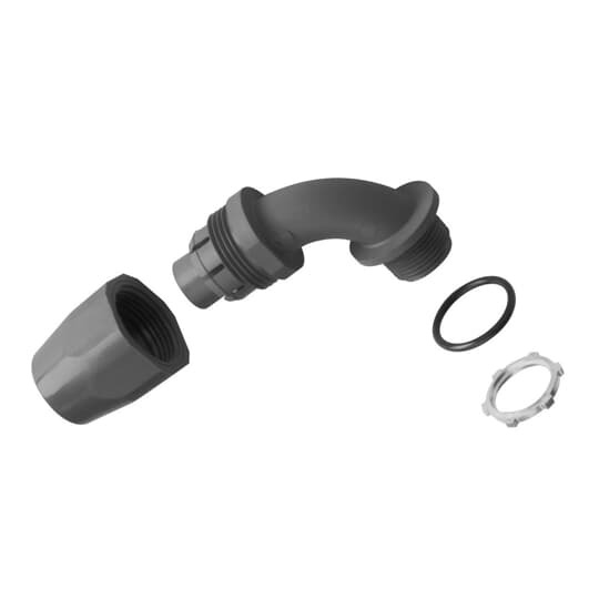 LT20G Carlon Conduit Connector, 1-1/4 in Trade, 90 deg, PVC
