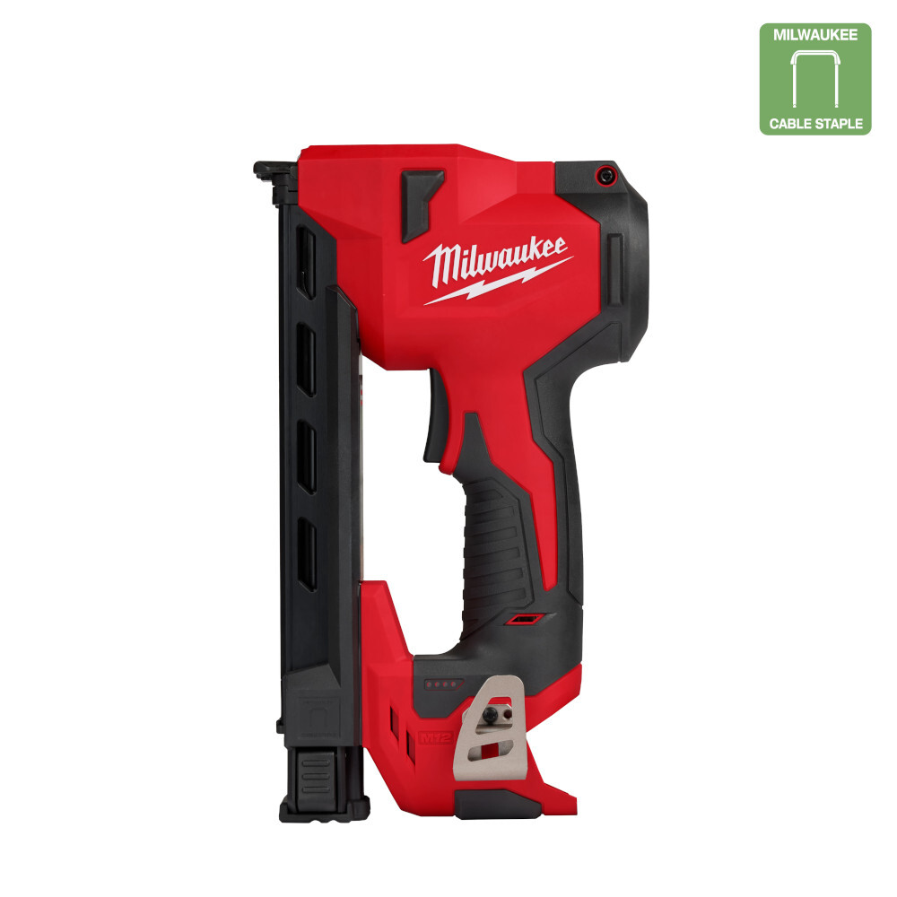 2448-20 Cable Stapler, 3/4 in Crown, 45 Staple, 6.5 in OAL, Li-Ion Battery