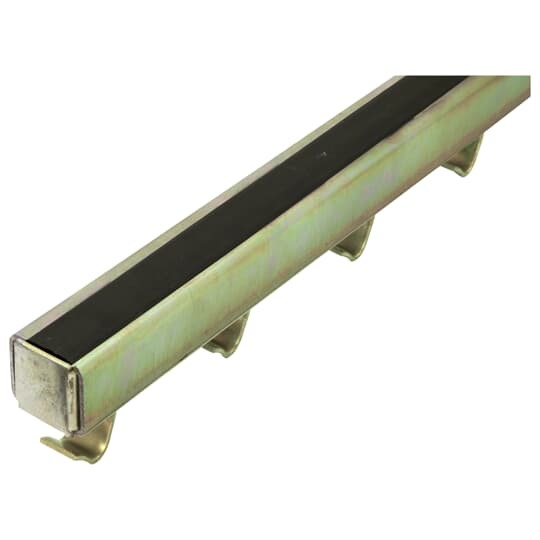 C302-10 Superstrut 300 Concrete Insert With End Cap, 10 ft L x 1-3/8 in W, Steel, GoldGalv