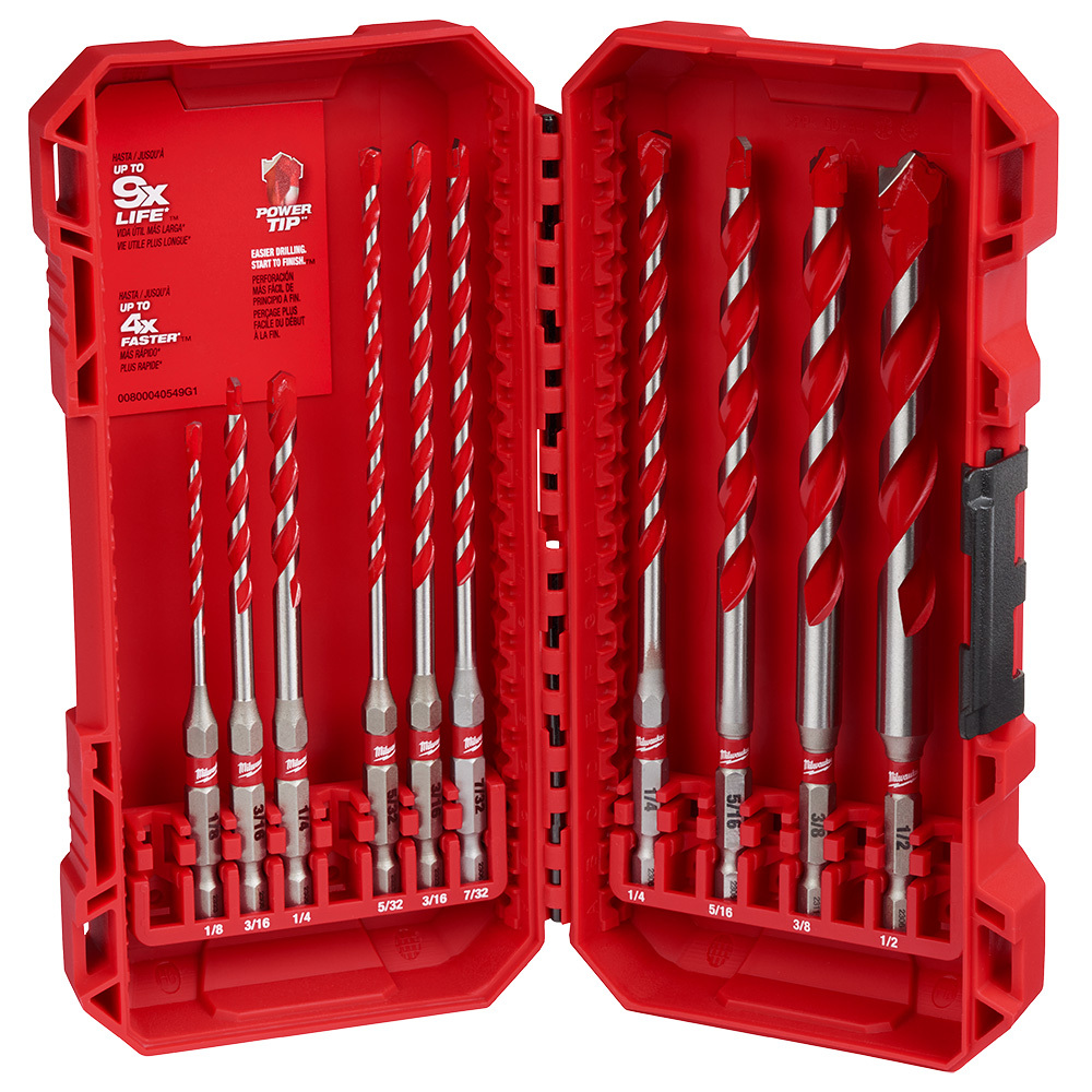 48-20-9058 SHOCKWAVE Multi-Material Drill Bits, 1/4 in Shank Hex Shank, 4 in D Cutting