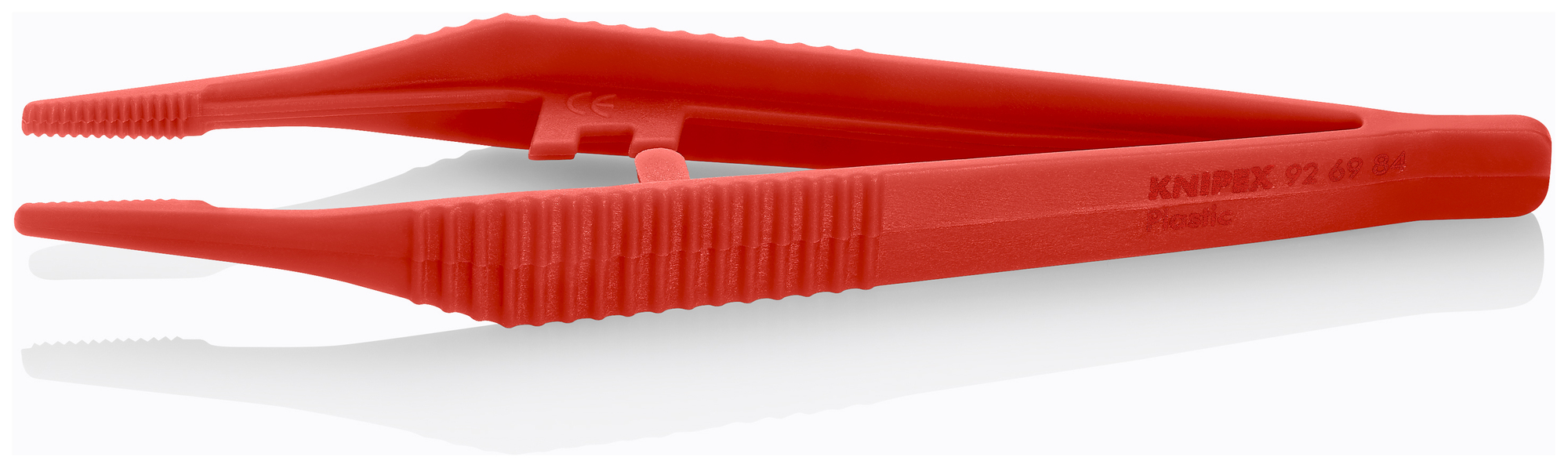 Plastic Gripping Tweezers-Blunt Tips-ESD, 5 1/4 in., 3.00 mm TT, 2.00 mm TW