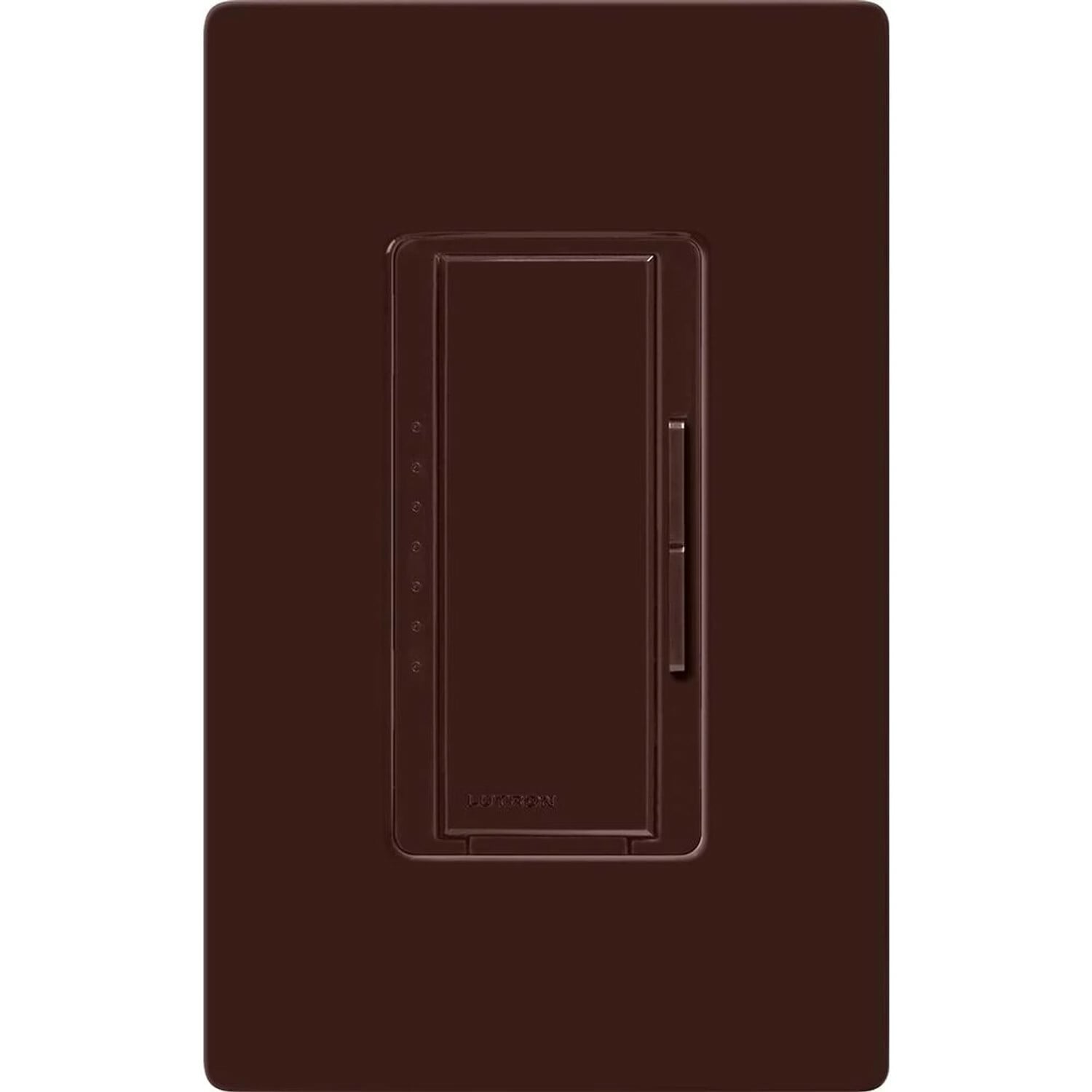 MA-PRO-BR Maestro PRO LED+ Dimmer Switch, 250W LED/500W ELV/400VA MLV, Neutral Optional, 1 Pole/Multi-Location, 120V, Brown