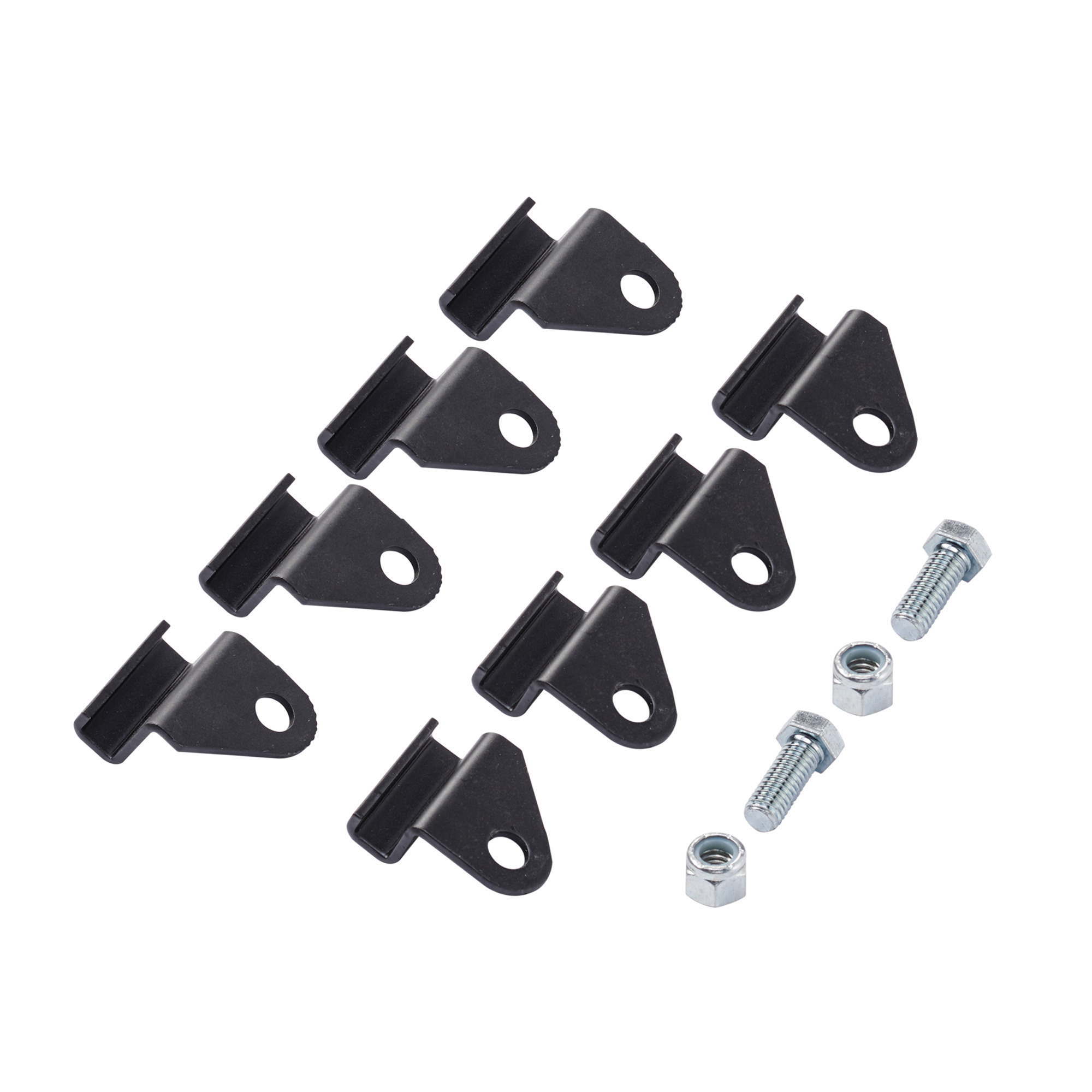 LAJSKB DCR Adjustable Junction Splice Kit, For Use With Ladder Rack Systems, Steel, Black